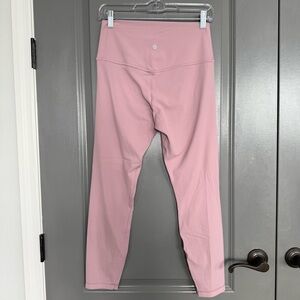 Lululemon Align Hi Rise Light Pink Leggings Size 8
